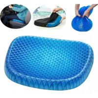 Гелева подушка ортопедична Gel Egg Sitter з чохлом, Охолоджувальна гелева ортопедична для сидіння, Ортопедична подушка