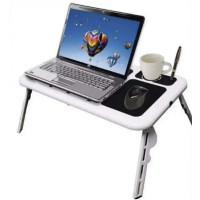Підставка LD 09 E-TABLE, Столик-підставка для ноутбука, Складаний столик для сніданків, Стіл з вентилятором