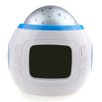 Музыкальные часы с проектором звездного неба Yuhai UI-1038 Белый