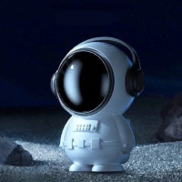 Вентилятор портативний на шию астронавт, заряджання через USB