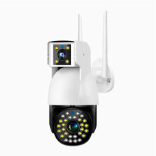 Уличная камера Dual Camera P12 WI-FI IP V380PRO с двойным объективом и датчиком движения
