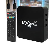 Смарт-ТВ-приставка Android TV Box MXQ 4K Pro 5G 4/64 ГБ Wi-Fi 4K пульт у комплекті
