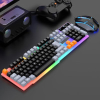 Клавіатура Raiku K26 з підсвіткою, 104 клавіші, мембранна, USB, чорна, ергономічна для ігор