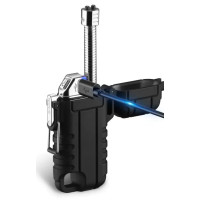 USB зажигалка Lighter Explorer электродуговая без газа IP56 черная