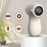 Акумуляторна бездротова машинка для ковтунців JOYROOM JR-CY517 з LED-дисплеєм і шістьма лезами, для одягу