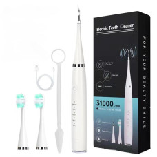 2 в 1 ультразвукова зубна щітка-скалер Electric Sonic Dental Scaler з дзеркалом і насадками для видалення