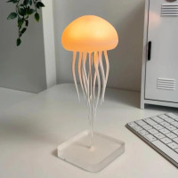 Світильник Медуза настільний LED RGB підсвічування рухомі щупальця живлення через USB створює м'яке світло