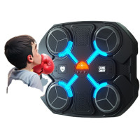 Боксерський тренажер із музикою, Bluetooth і RGB-підсвіткою, компактний і стильний чорний корпус