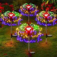 Телескопический LED светильник для газона RD-407 с многоцветной подсветкой