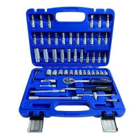 Набір інструментів 53 в 1 синіх інструментів у комплекті з кейсом