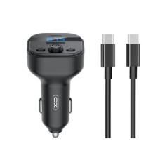 FM-модулятор XO BCC18 Bluetooth MP3 Car Charger Type-C 3A трансмиттер для авто