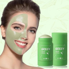 Маска-стик Green Mask Stick для лица от черных точек и акне зеленого цвета