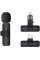 Петличный беспроводной микрофон K9 Wireless Lavalier Microphone с адаптером Lightning Type-C