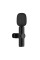 Петличный микрофон комплект K11 Wireless Lavalier Microphone с адаптером Lightning черный