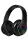 Беспроводные наушники B39 с RGB подсветкой и микрофоном Bluetooth гарнитура черно-белая