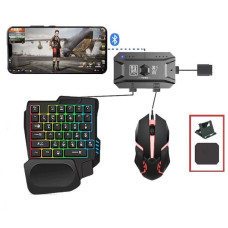 Игровой комплект X1 M1 Bluetooth клавиатура и мышь для смартфонов и ПК черный