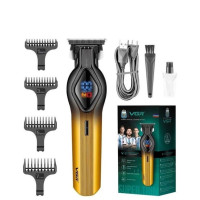 Акумуляторна машинка для стриження VGR V-921 з USB і змінними насадками