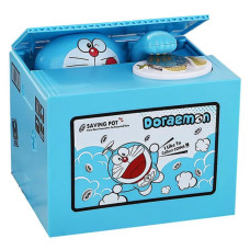 Детская интерактивная копилка DORAEMON на батарейках для монет