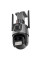 Вулична WiFi камера відеоспостереження Dual Lens 6MP з бузком