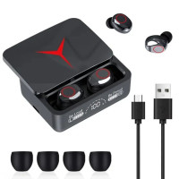 Бездротові TWS-навушники з кейсом-повербанком, Bluetooth 5.3, активним шумозаглушенням