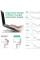 Регульована підставка для ноутбука Laptop Stand, пластик, 6 рівнів висоти, чорна, 10-17.3"