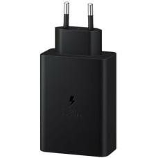 Мережевий зарядний пристрій 65W Trio з 2 Type-C і USB-A, підтримка швидкого заряджання PD 3.0/SFC/AFC, чорний