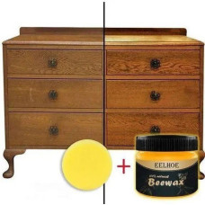 Поліроль для меблів Beewax з темно-коричневим відтінком, натуральний віск 60 г