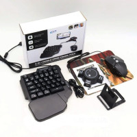 Ігровий набір MOBILE GAME COMBO PACK 5в1 для телефона та ПКклавіатура Type-C і USB, Bluetooth, RGB-підсвітка