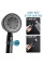 Душова лійка Shower Set з тримачем і шлангом, 4 режими, чорна насадка для душу