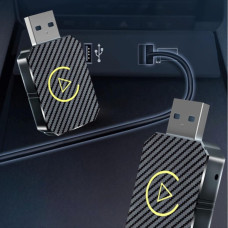 Бездротовий адаптер CarPlay і Android Auto USB Bluetooth для автомобіля, чорний