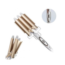 Плойка-хвиля Geemy GM-1988 з керамічним покриттям для м'яких локонів і хвиль