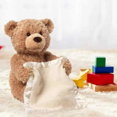 М'яка дитяча іграшка Peekaboo Bear інтерактивний плюшевий ведмедик 33 см