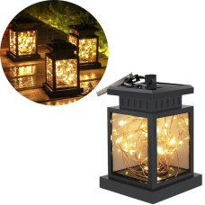 Сонячний підвісний ліхтар із теплим LED-світлом і вологозахистом для вулиці