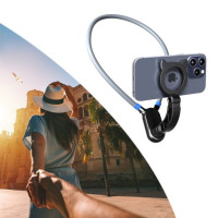 Магнітний тримач на шию для POV-знімання, смартфона та екшн-камери, для вільних рук, блогерів, подорожей