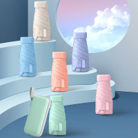 Мінізонт кишеньковий складаний для дорослих, сонце та дощ, радіус 48-53 см