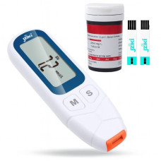 Глюкометр електронний JZK-206  з тест-смужками та ланцетами, вимірювач рівня цукру в крові