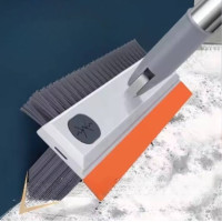 Швабра-щітка 3в1 SHVR-33 з телескопічною ручкою, силіконовою насадкою і функцією скребка для прибирання підлоги