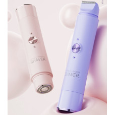 Електричний епілятор JN-801 жіночий із подвійною головкою, що перезаряджається, для тіла та зони бікіні