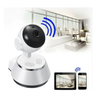 Поворотна Wi-Fi IP-камера відеоспостереження NET Q6 з нічним зніманням і функцією відеоняні, 720P, біла