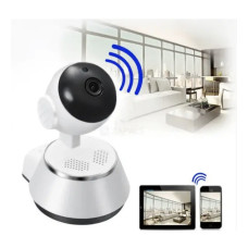 Поворотна Wi-Fi IP-камера відеоспостереження NET Q6 з нічним зніманням і функцією відеоняні, 720P, біла
