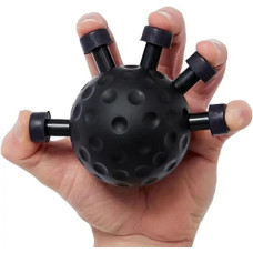 Еспандер для пальців і кисті руки з різними рівнями навантаження, чорний, для сили хвата, витривалості та реабілітації