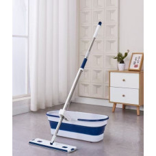 Швабра з відтискачем і складаним відром для прибирання підлоги домашня