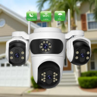 Камера відеоспостереження Wi-Fi PTZ  з автовідстеженням, нічним баченням і 4 × Zoom