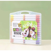 Акварельні маркери 60 кольорів Water Color Pen для малювання і творчості AND 655-60