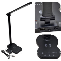 Настільна світлодіодна лампа-гітара AND HA-85 з бездротовою зарядкою і 5 режимами освітлення