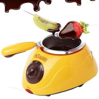 Прилад для приготування шоколадного фондю Chocolate Fondue Set з формами та аксесуарами, 200 г, неіржавка сталь
