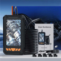 Ендоскоп професійний P380 з екраном 4.3" Full HD 1080P кабель 5 м камера 8 мм з LED-підсвіткою чорний