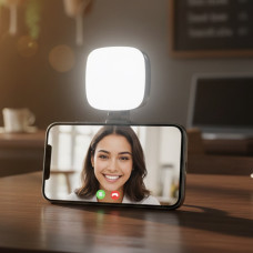 Селфи-подсветка F622 LED с магнитным держателем MagSafe и клипсой, 3 режима, встроенный аккумулятор 1000 мАч,