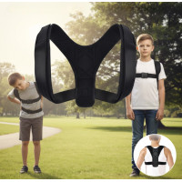 Ремень для коррекции ключицы на спине, корректор осанки мужской и женский, дышащий, против сутулости