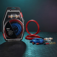 Набор проводов для установки саббуфера kit MD 8, Комплект проводов для автомобильного усилителя MDK MD-86 8GA